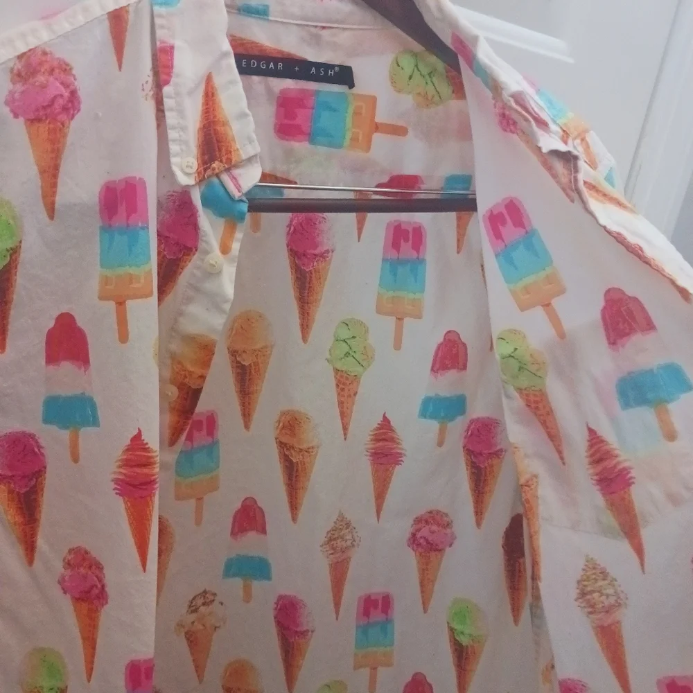 Ice Cream Print  Shirt - Picture 6 of 9